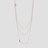 Bezel-Set Swarovski Crystal Triple Strand Necklace for women-gift necklaces for her