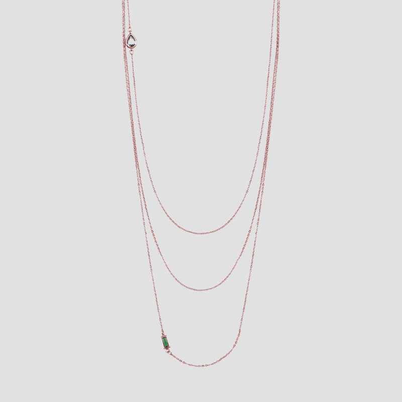 Triple Strand Necklace- necklace for her birthday