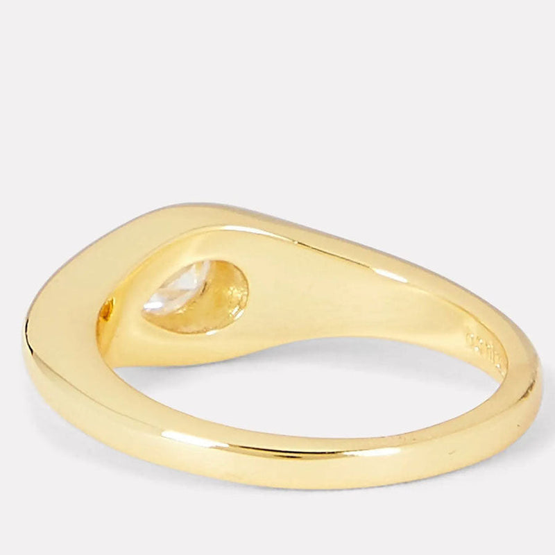  Pear Shape Ring- brass rings jewelry