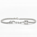 White Crystal Bracelet-new mum bracelet