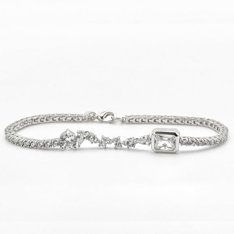 White Crystal Bracelet-new mum bracelet
