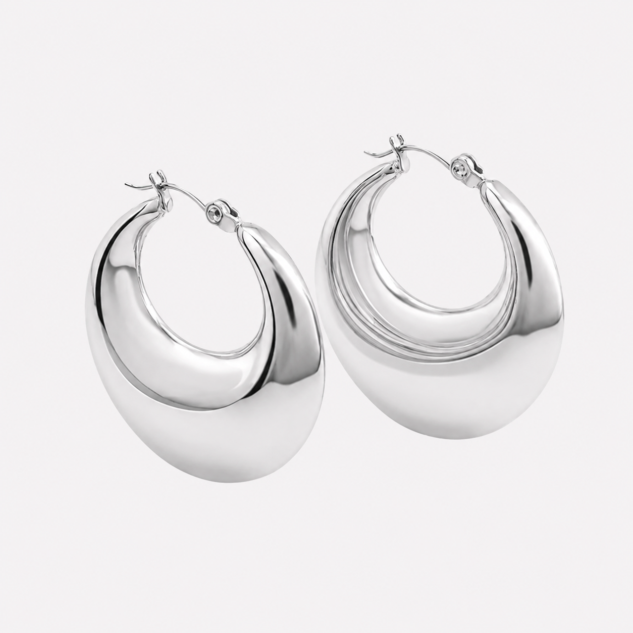 Daphné Extra Large Puffy Hoops
