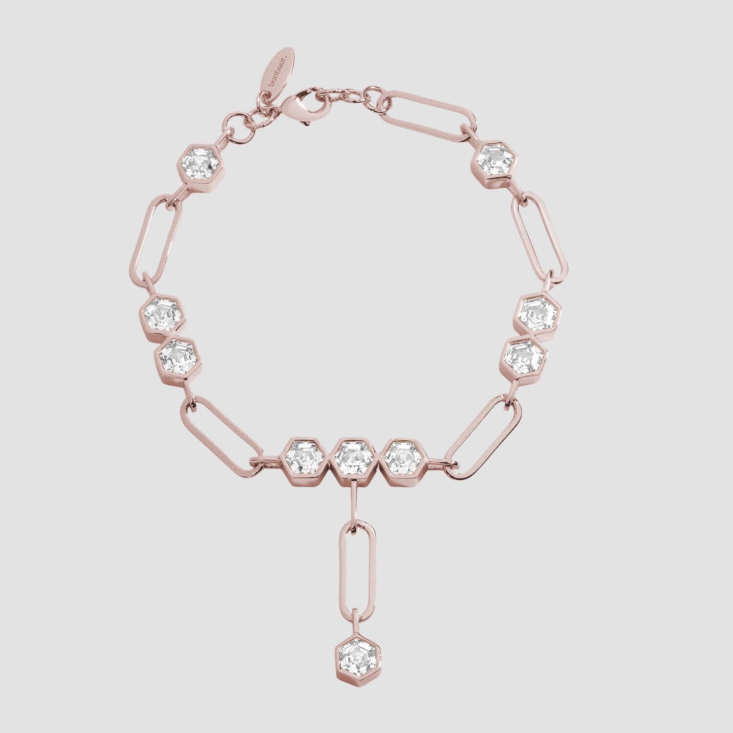 Women's Chunky Chain Link Bracelet by Bonheur Jewelry NYC-jewel bracelet​ near me