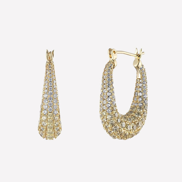 Women's Crystal Hoop Earrings-jewelry stores on klarna