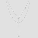 Swarovski Crystal Y chain necklace for women-$200 Necklace