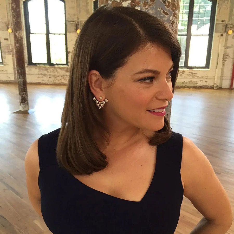 Women's CRYSTAL EAR JACKETS-Swarovski Crystal ear jackets earrings​ near me
