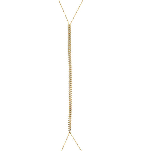 LONG BODY CHAIN NECKLACE-beverly hills body jewelry