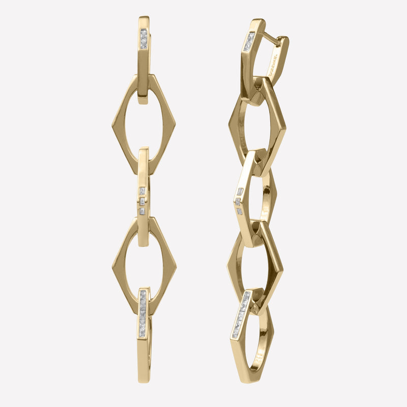 Women's Chain Earrings-best gold gifts for women