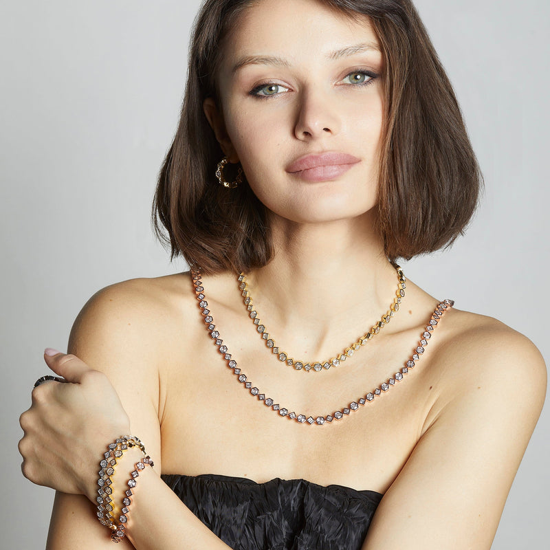 White Swarovski Crystal Bezel-Set Earrings for women-minimalist bridal jewelry 