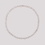 Women's Bezel Set Tennis Necklace-wedding statement necklace for her