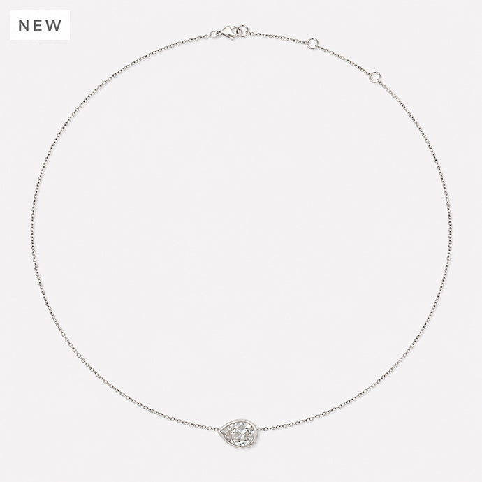 Pear-Shaped Pendant Necklace