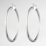 Light Hollow Thick Hoop Earrings with latch backs-chunky hoop earrings for women