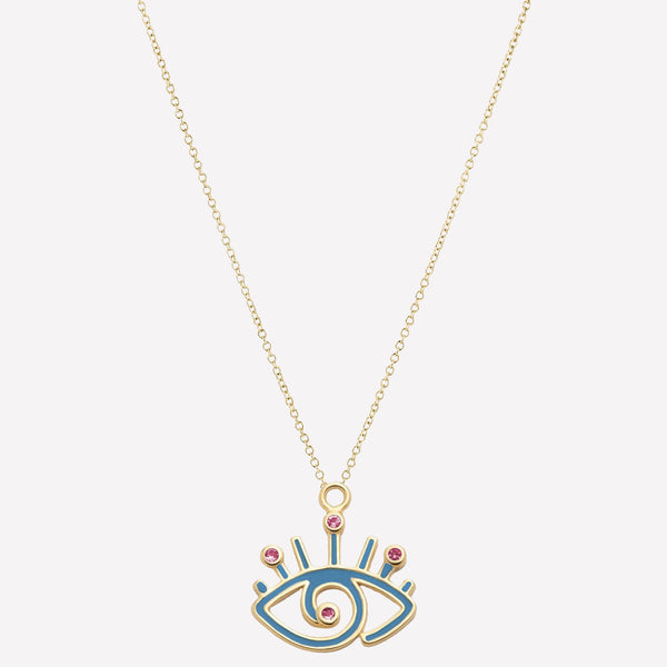 Shiva Protective Eye Necklace- New york Necklace