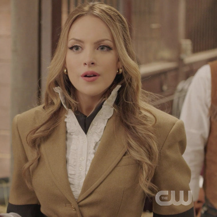 Women's Baguette hoop earrings by Bonheur Jewelry NYC-sparkling hoop earrings​ near me