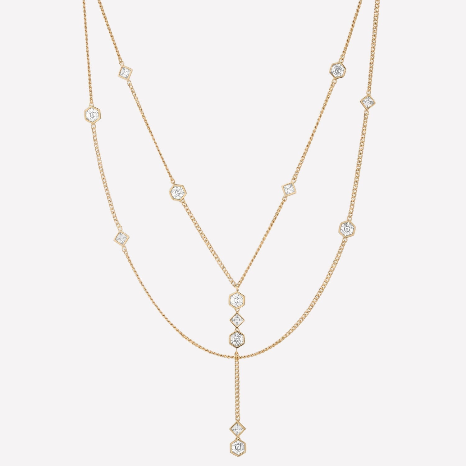 Morgane Bezel Strand Necklace
