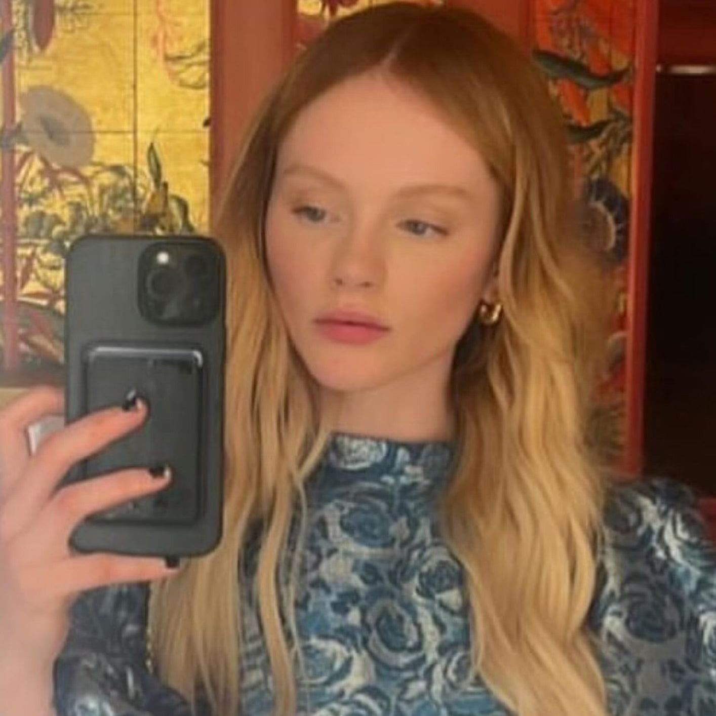 Women's Bubble Hoop Earrings gold-post-back hollow gold bubble earrings near me