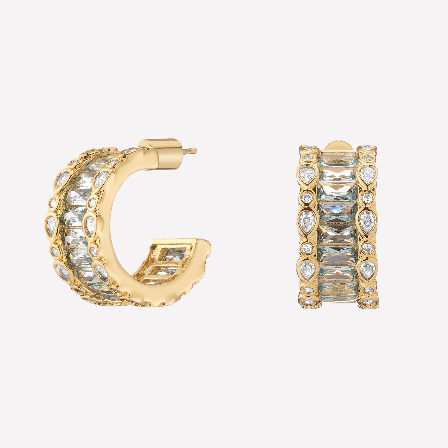 Aline Chunky Hoop Earrings