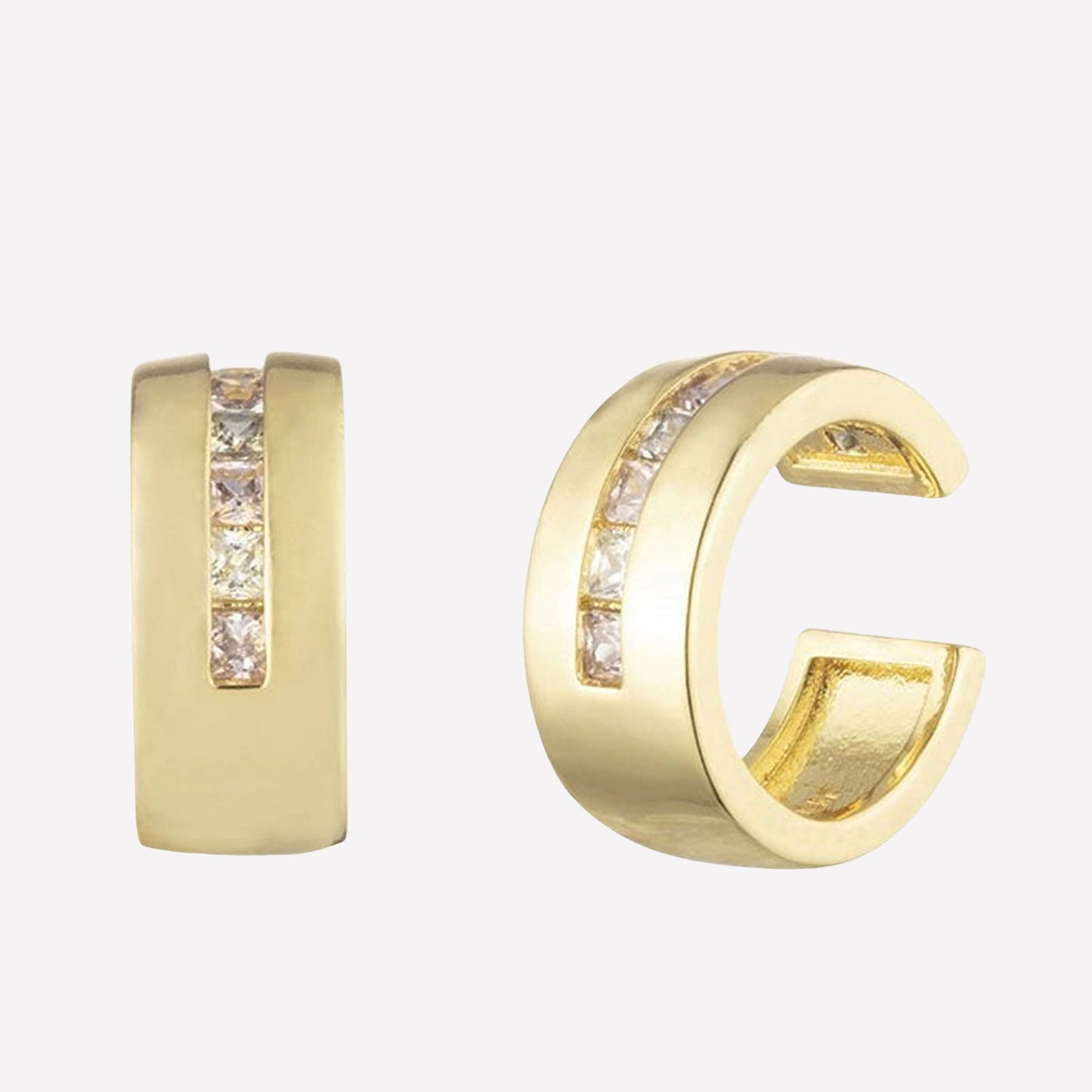 Livie Crystal Ear Cuff Set