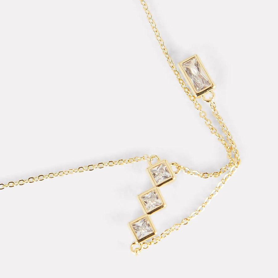 future wife necklace​
by Bonheur Jewelry NYC-lariat necklace swarovski crystals