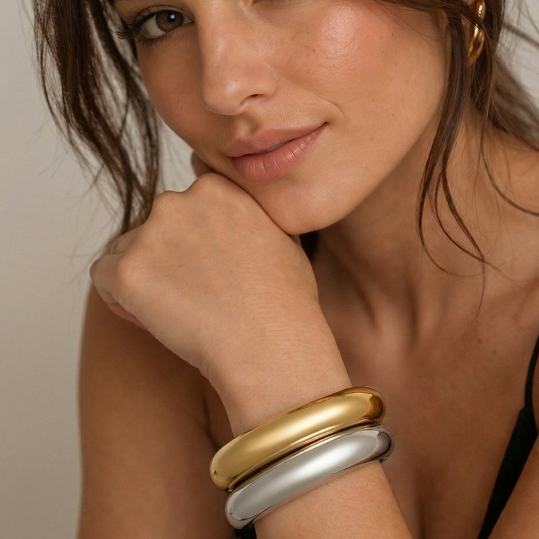 Women's Cuff Bracelet by Bonheur Jewelry