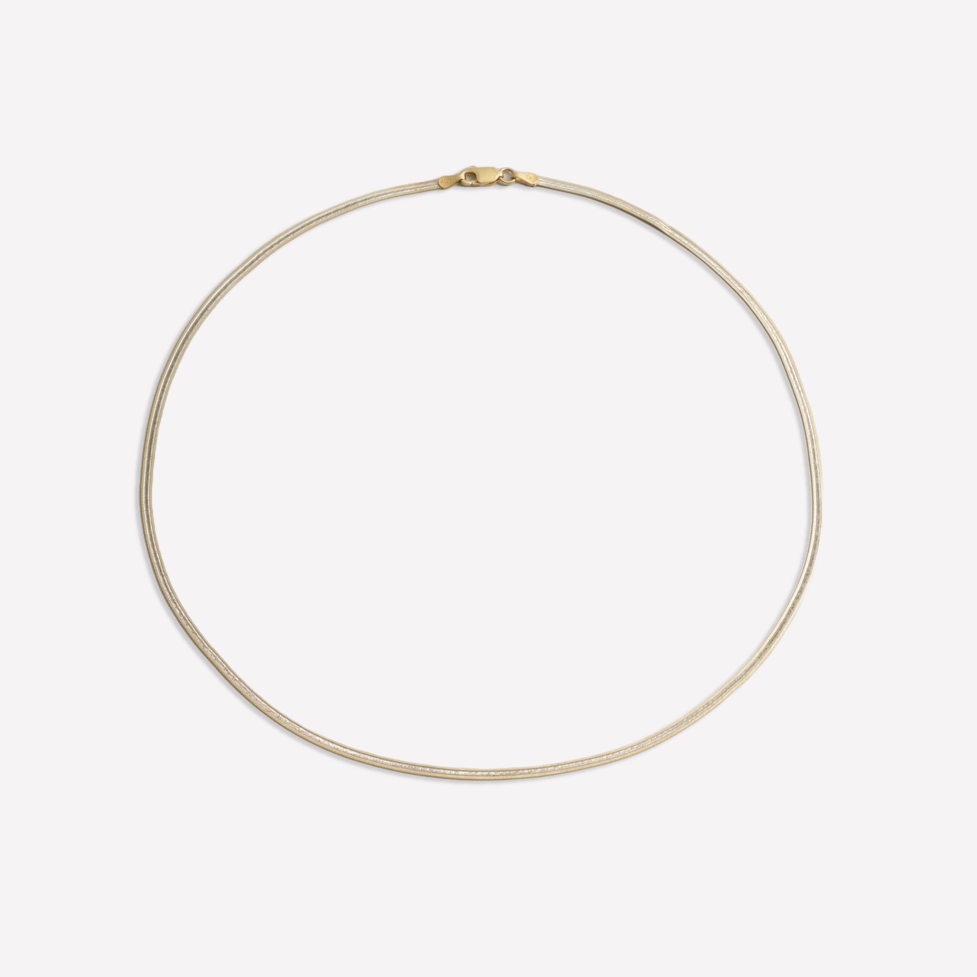 Diamond cut gold chain for women-18k gold herringbone necklace