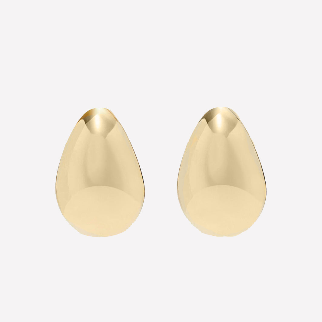 Clarisse Dome Hoop Earrings