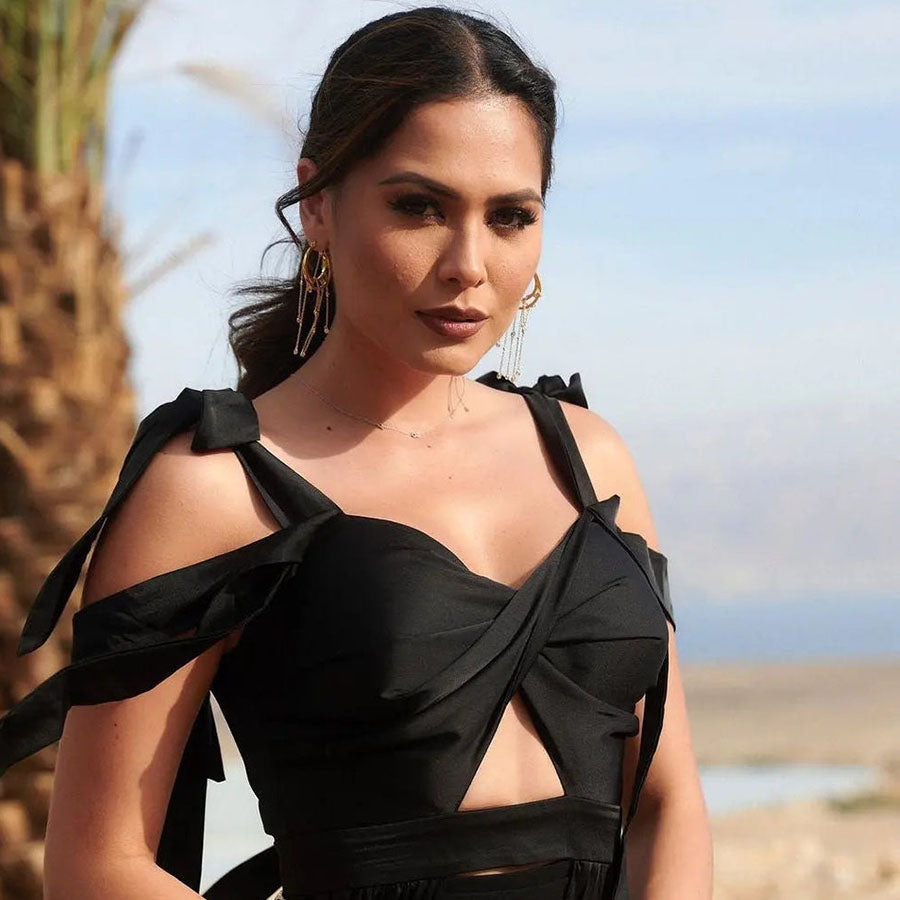 Women's Fringe Hoop Earrings near me-White Swarovski Crystal hoop earrings nickel free