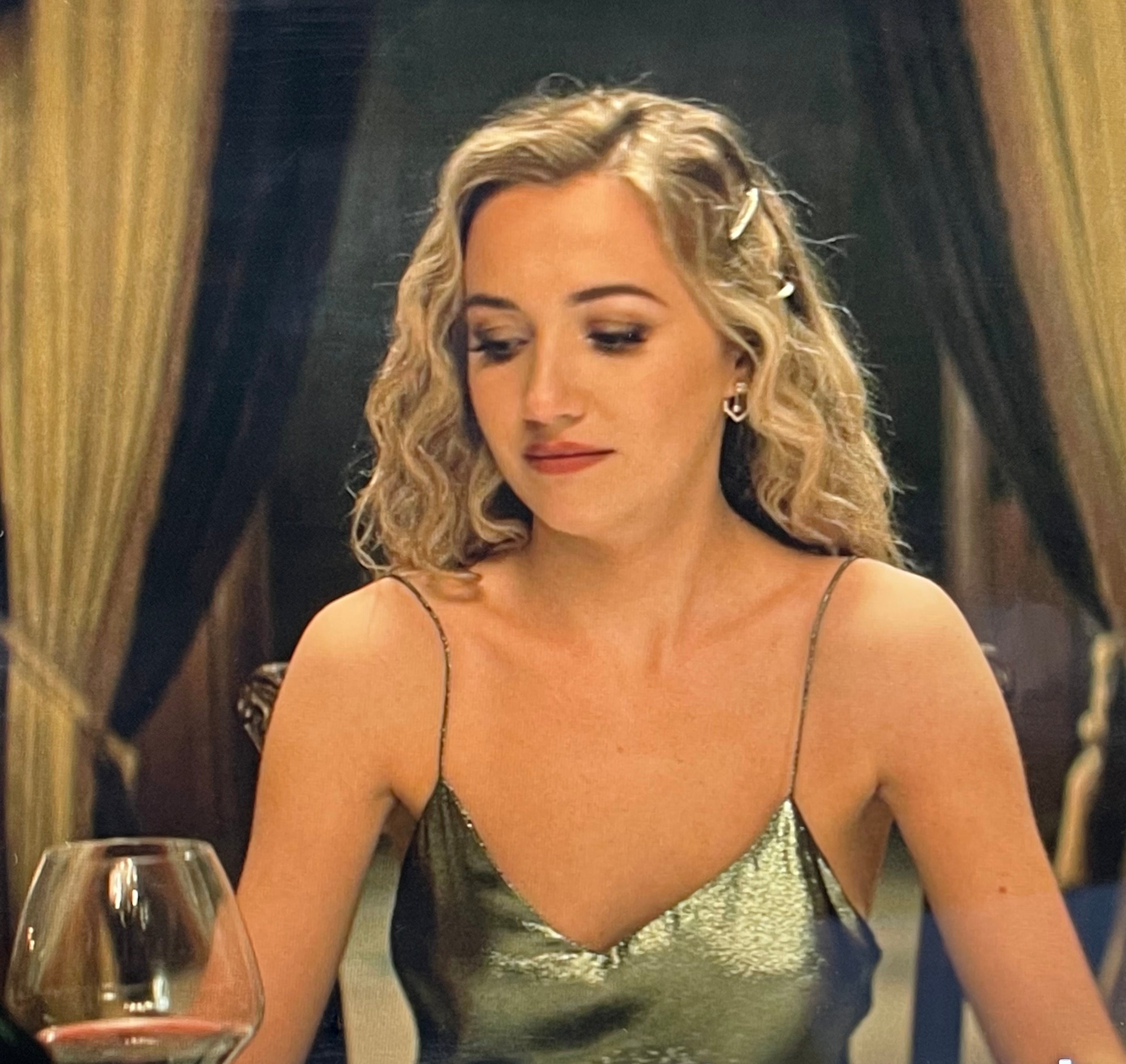 Women's Front and back earrings near me-White Swarovski Crystal front and back stud earrings​ by Bonheur Jewelry NYC