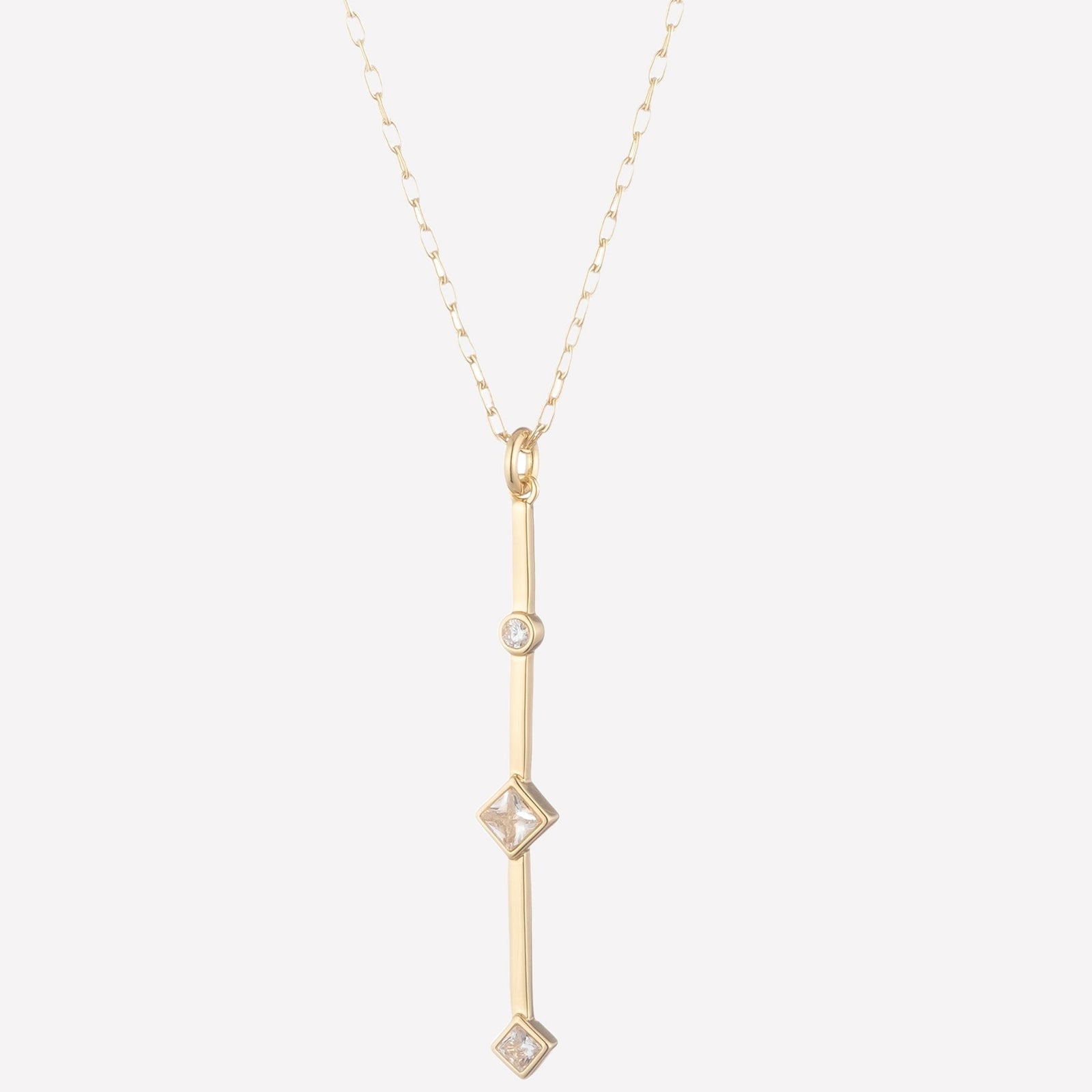 Clarice Bar Pendant Necklace