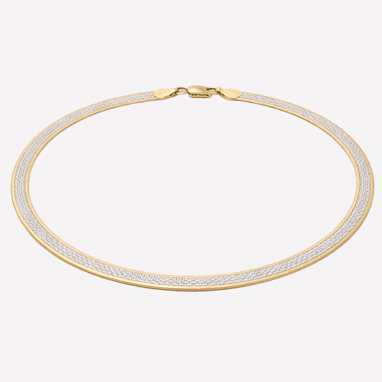 Womens Gold Diamond Cut Herringbone Necklace by Bonheur Jewelry NYC-Buy  Herringbone Necklaces Near Me