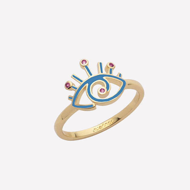 Shiva Greek Eye Ring