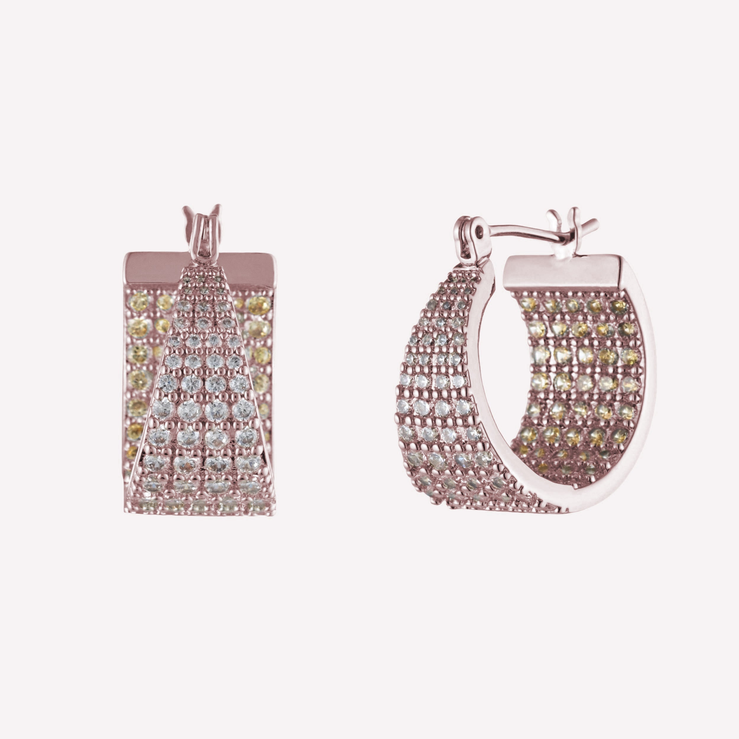 Women's Inside Out Hoops by Bonheur Jewelry NYC-1 inch gold hoop earrings near me