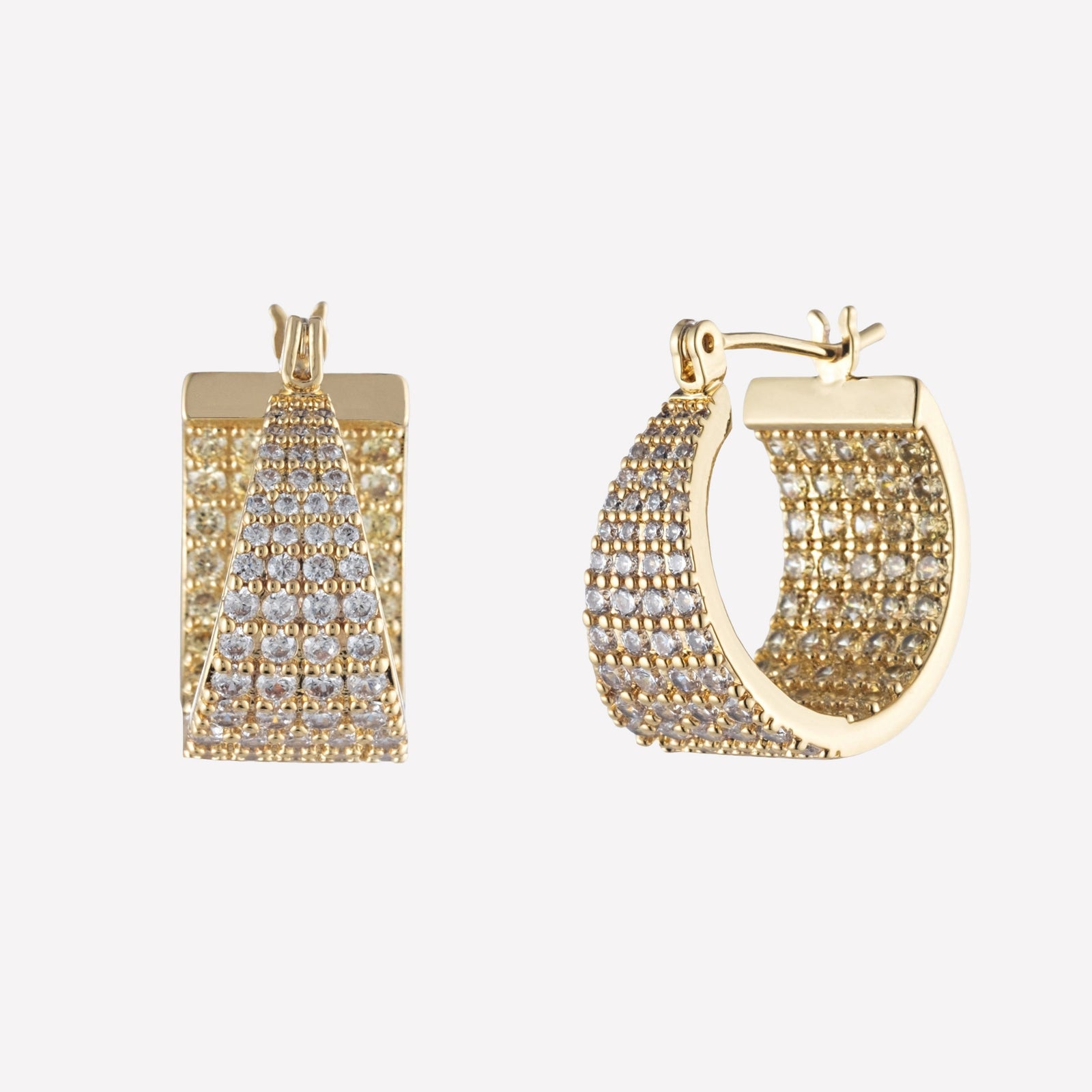 Monet Hinged Hoop Earrings