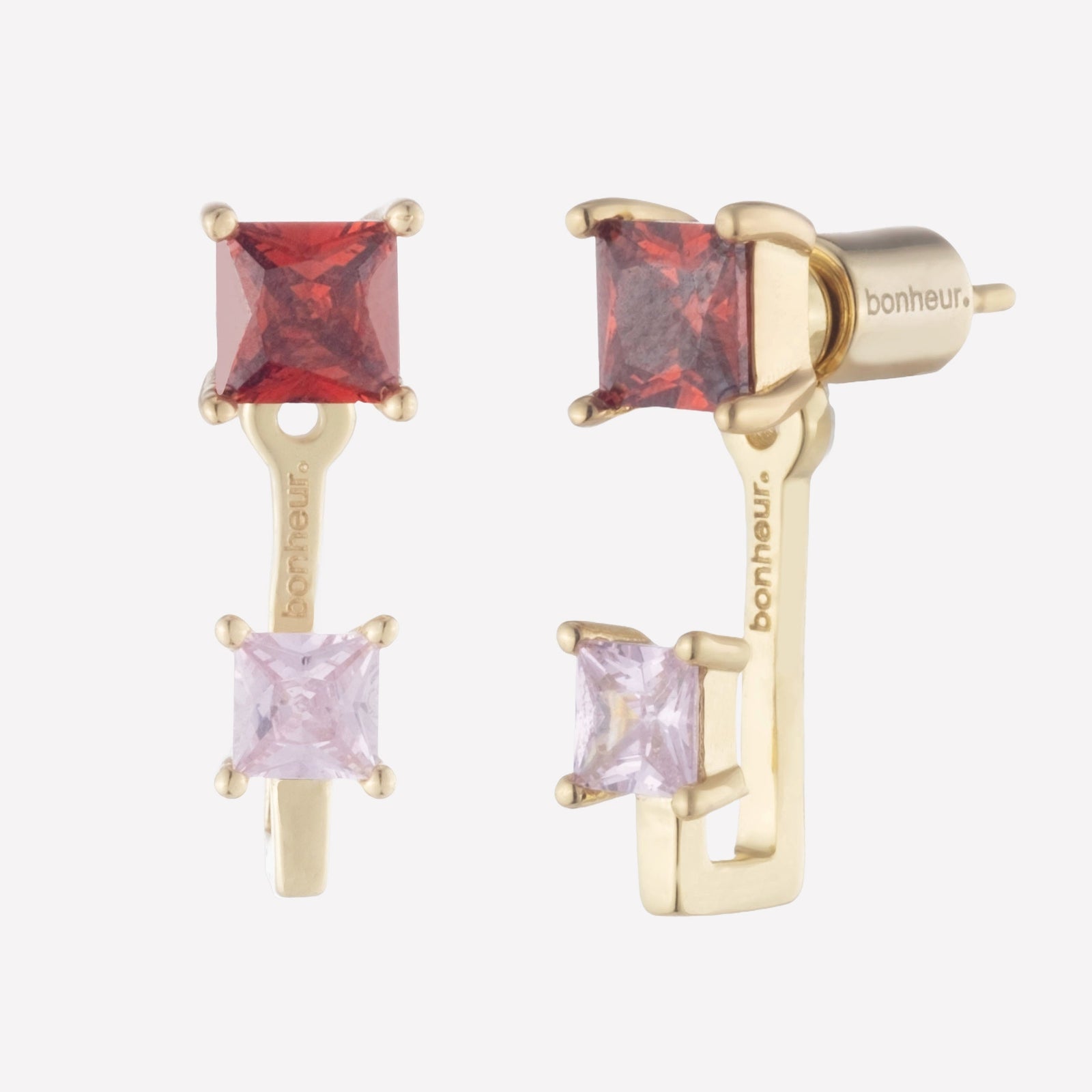 Rachelle Stud Ear Jacket Earrings