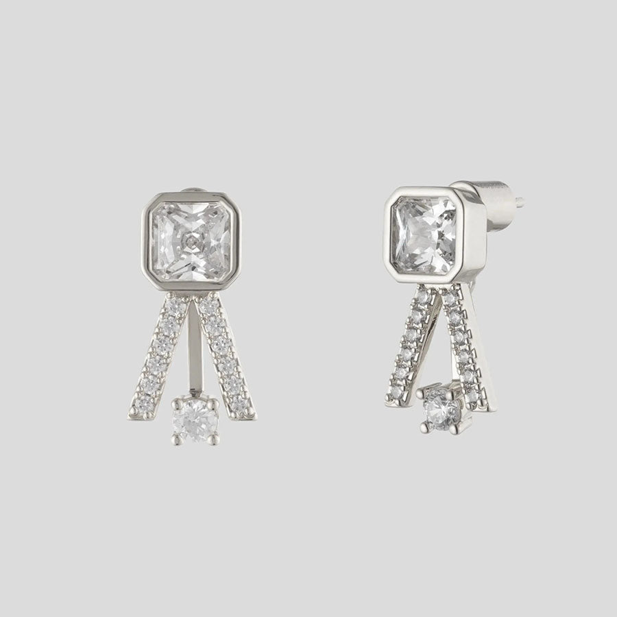 Women's Stud Jacket Earrings by Bonheur Jewelry NYC-stud earring jacket