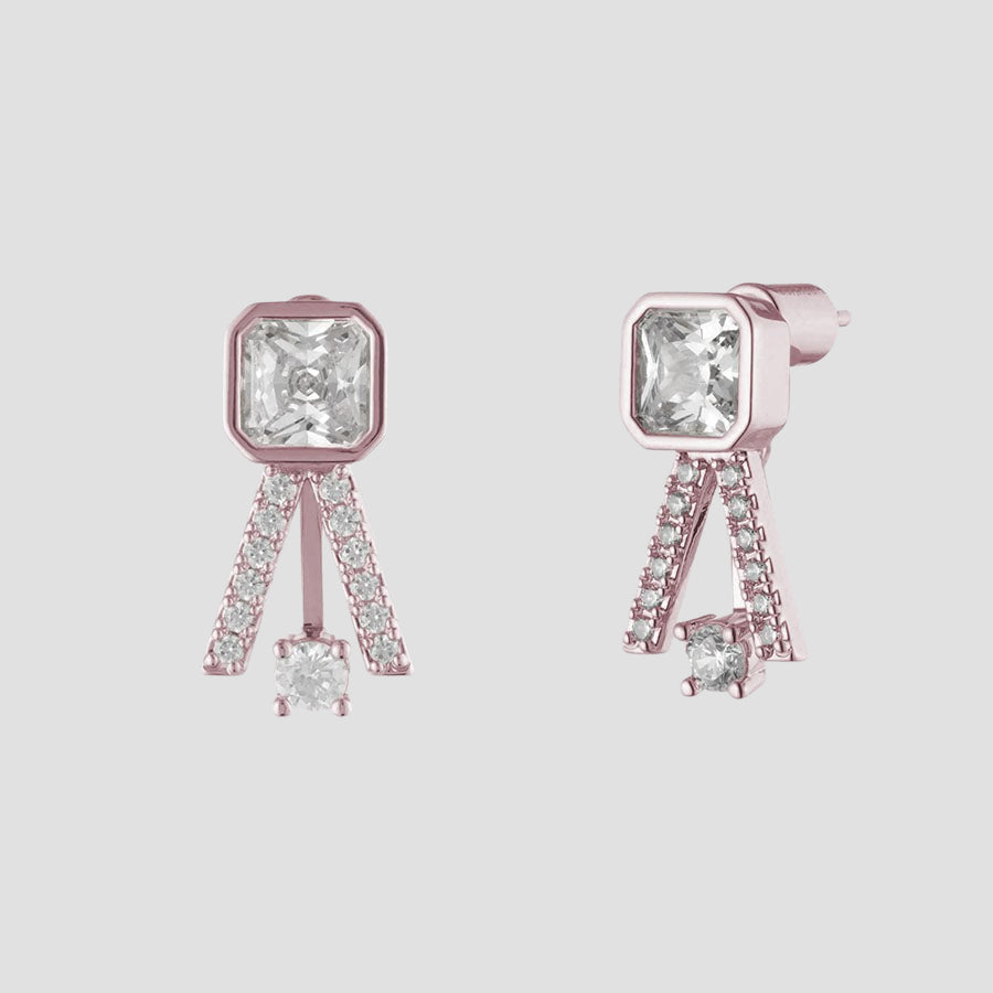 Women's Stud Jacket Earrings by Bonheur Jewelry NYC-stud earring jacket