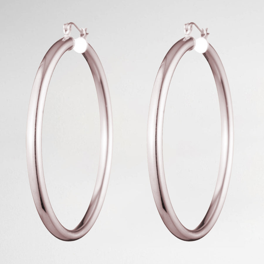Women's Thick Hoop Earrings by Bonheur Jewelry NYC-where to buy earrings near me
