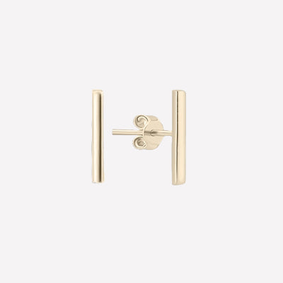 Bella G Bar Stud Earrings-buy jewellery online gold