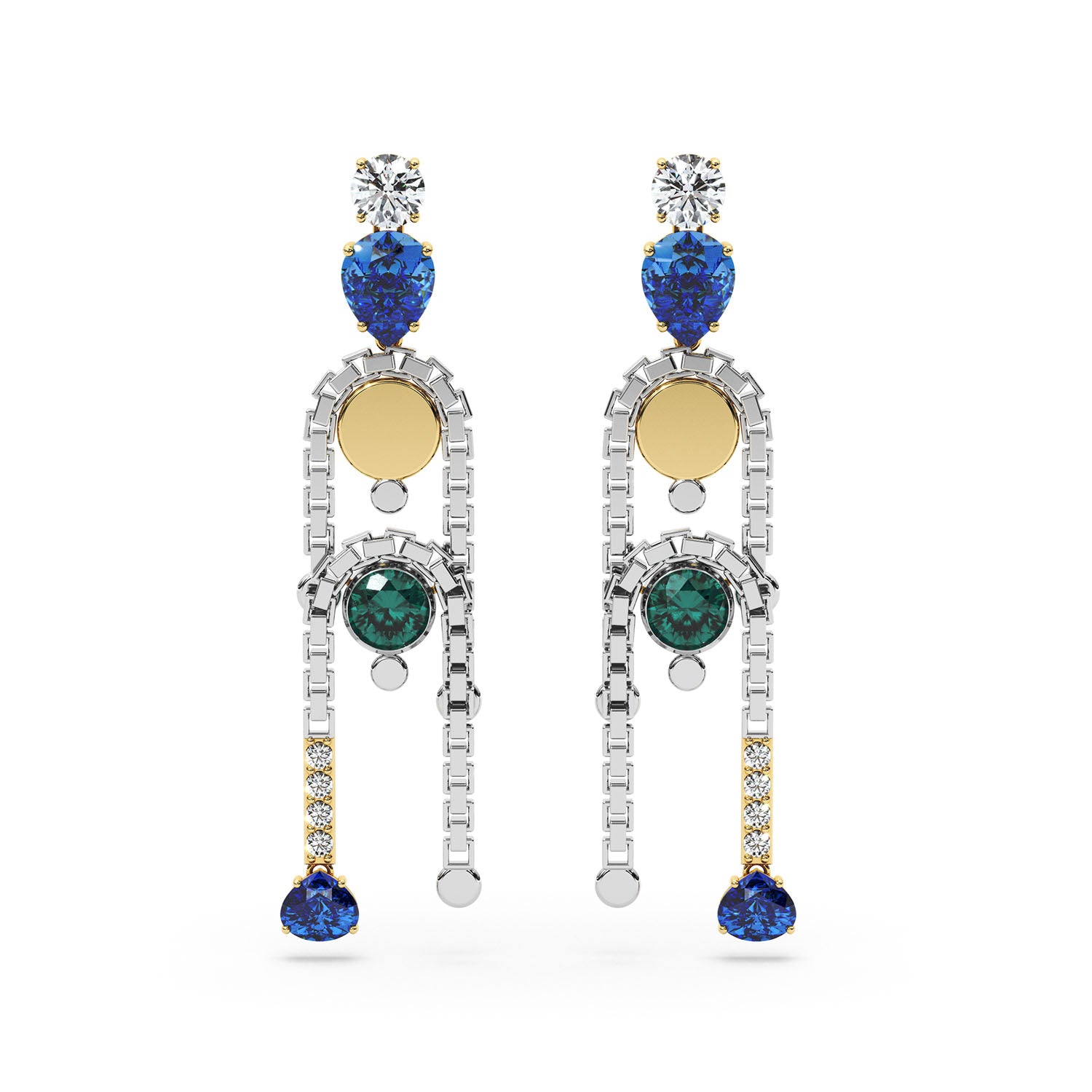 Kaia Gem Drop Earrings