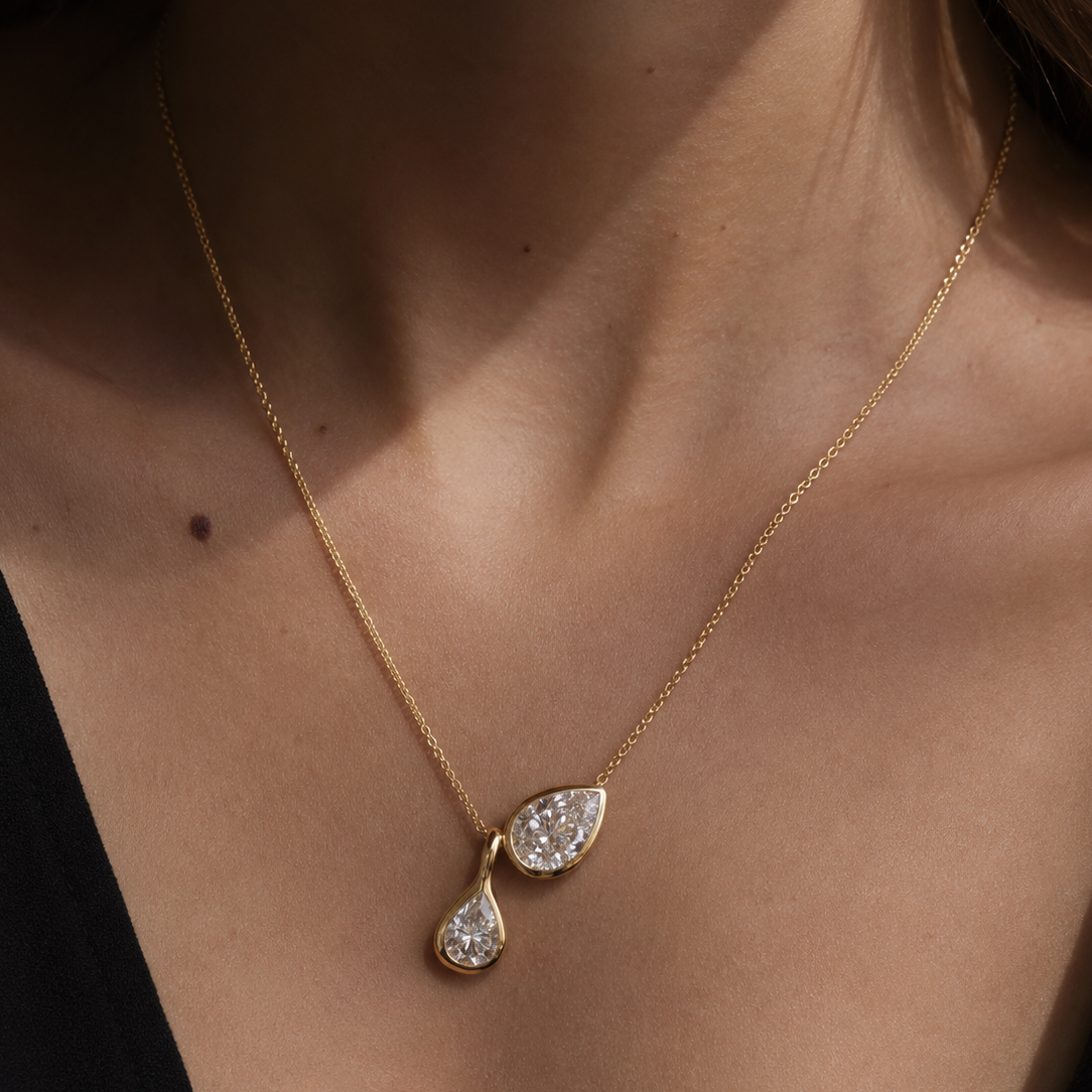 Bernadette Pear Shaped Necklace