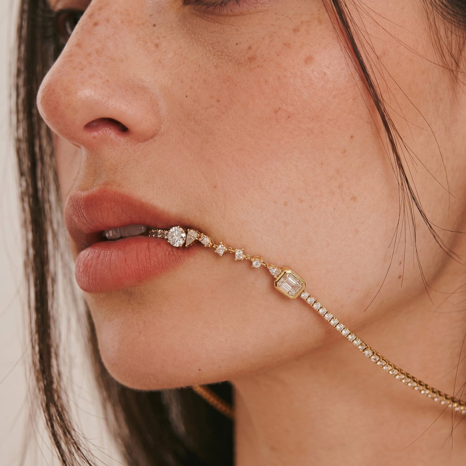 Celeste Crystal Collar Necklace