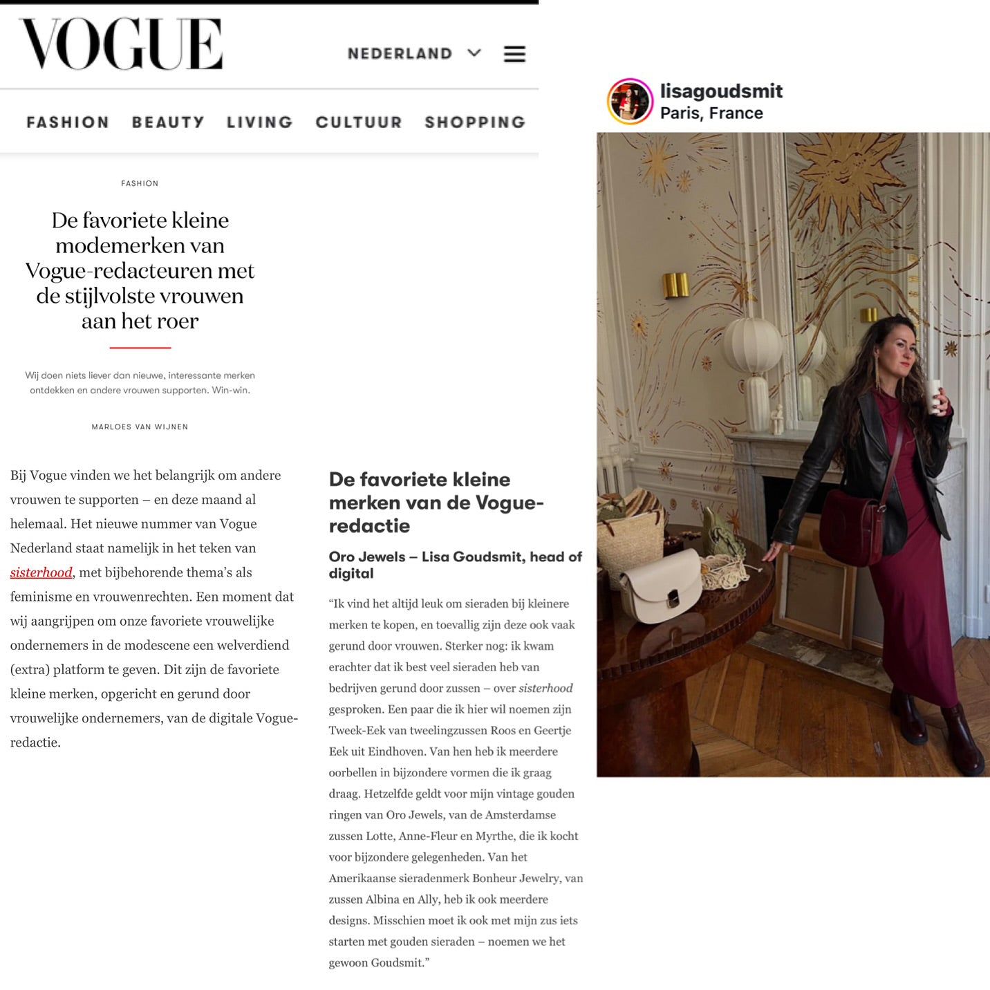 Vogue Netherlands Jewelry