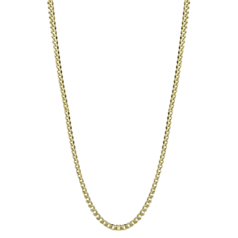 Curb Chain Gold Necklace womens-Where to buy chain necklace near me