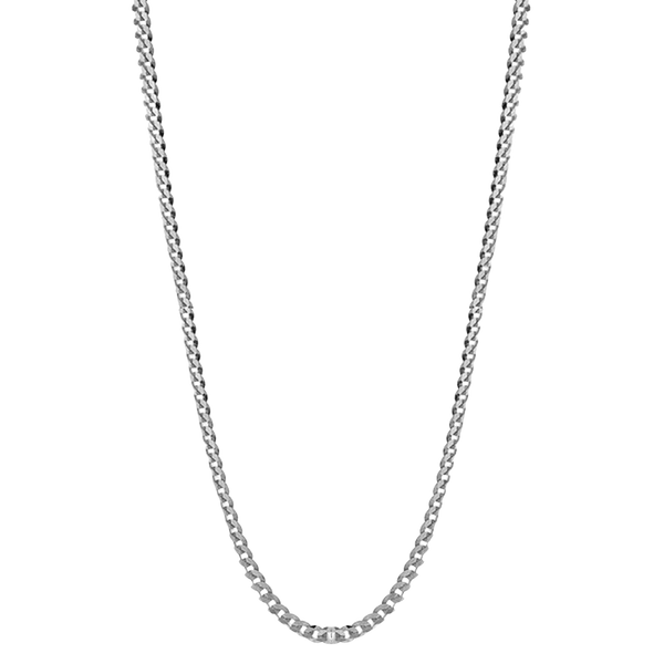 Curb Chain Silver Necklace- granddaughter necklace from nana