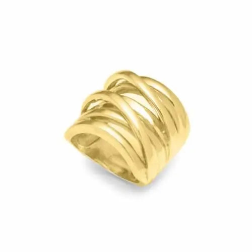 Yellow Gold Statement Ring-ring stores near me