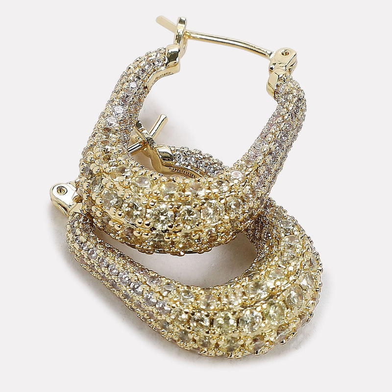 Women's Crystal Hoop Earrings-jewelry stores on klarna