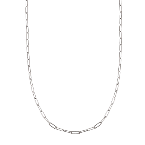 Sterling Silver Chain Link Necklace for Women-short necklaces for women