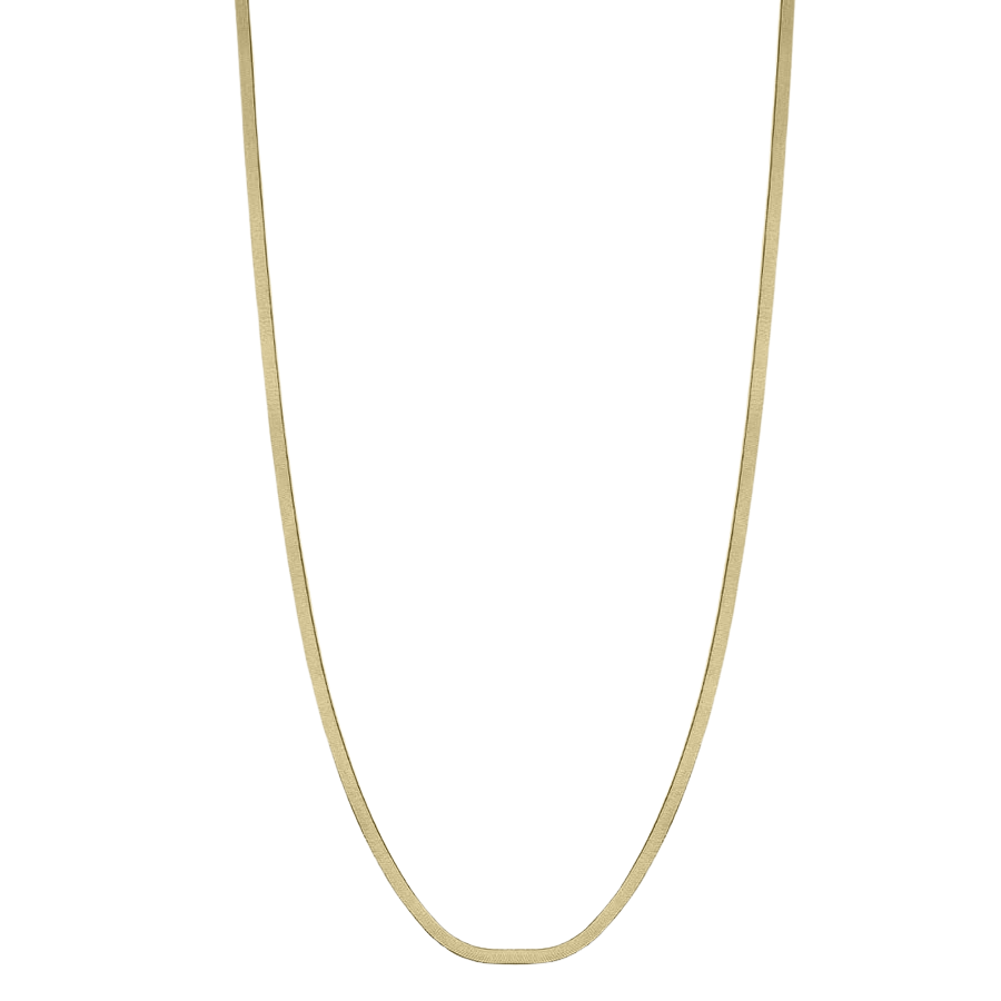 Georgia Herringbone Chain Necklace