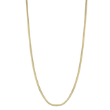 Herringbone Gold Chain Necklace- simple gold chain necklace womens