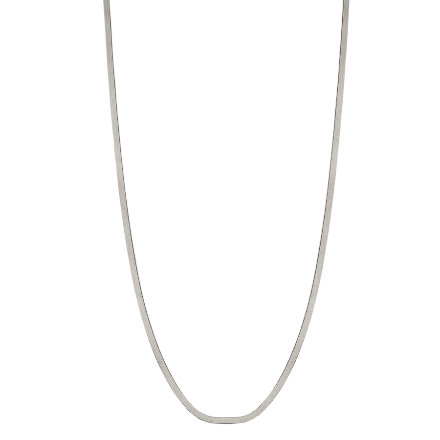 Georgia Thin Herringbone Necklace
